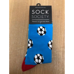 Football Blue Socks