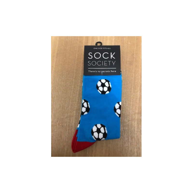Football Blue Socks