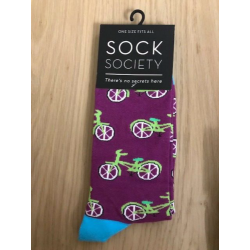 Bicycle Mauve Socks