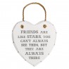Friends are Like Stars Heart Sign