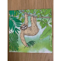 Lazy Life Sloth Napkins