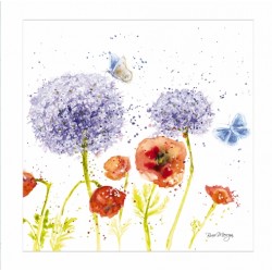 Bree Merryn Blank Greeting Card Alliums