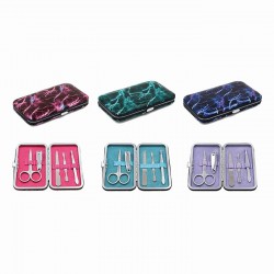Purple Lightening Glitter Manicure Set