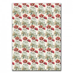 Bug Art Poppy Quality Wrapping Paper & Gift Card