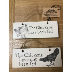 The Chickens Fed and Not...