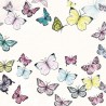 Butterfly White Napkins