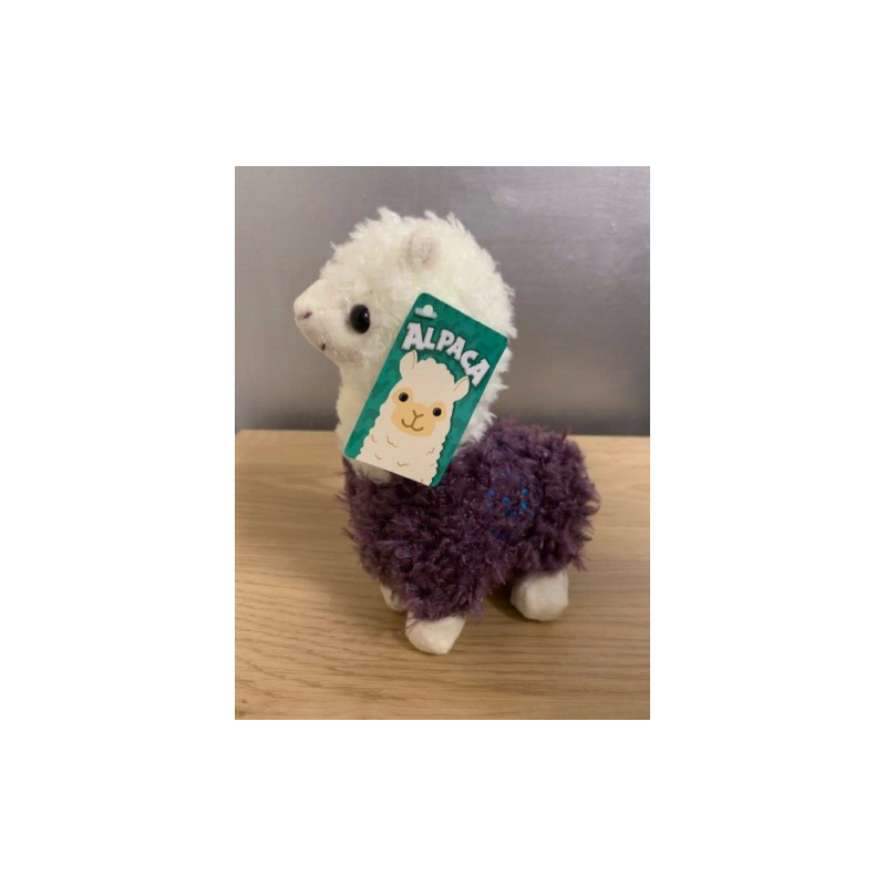 Cute Purple Alpaca Soft Fluffy Toy