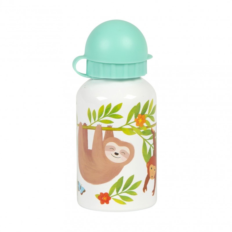 Sloth and Friends Childrens Aluminium Water Bottle