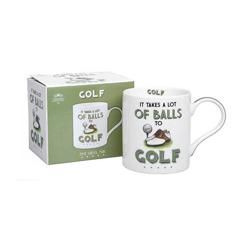 Golf Themed Fine China Mug