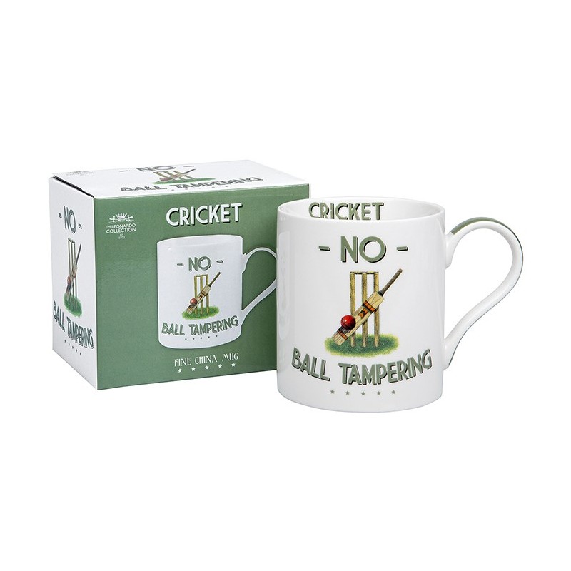 Cricket Themed Fine China Mug
