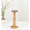 Mango Wood Small Candle Stand