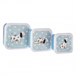 Barney The Dog set of 3 Lunch Boxes