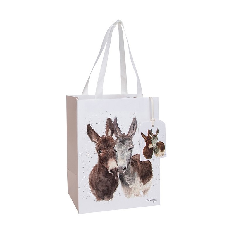 Bree Merryn Jack and Diane Donkeys Medium Gift Bag