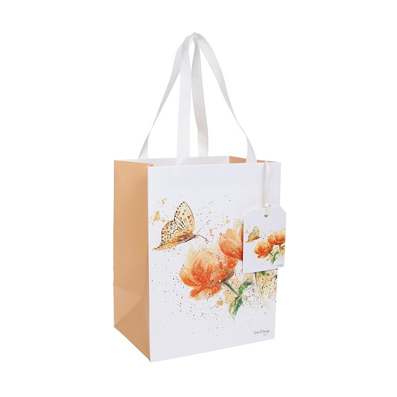 Bree Merryn Apricot Dream Butterfly Medium Gift Bag