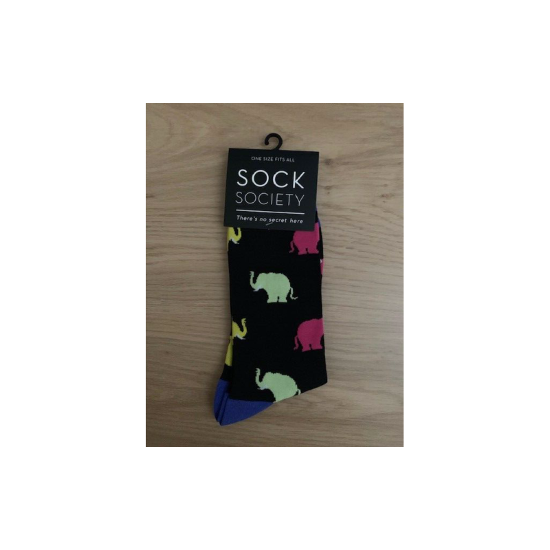 Elephant  Socks Black