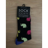 Elephant  Socks Black