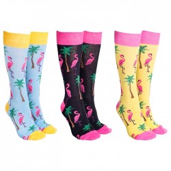 Flamingo Yellow Socks