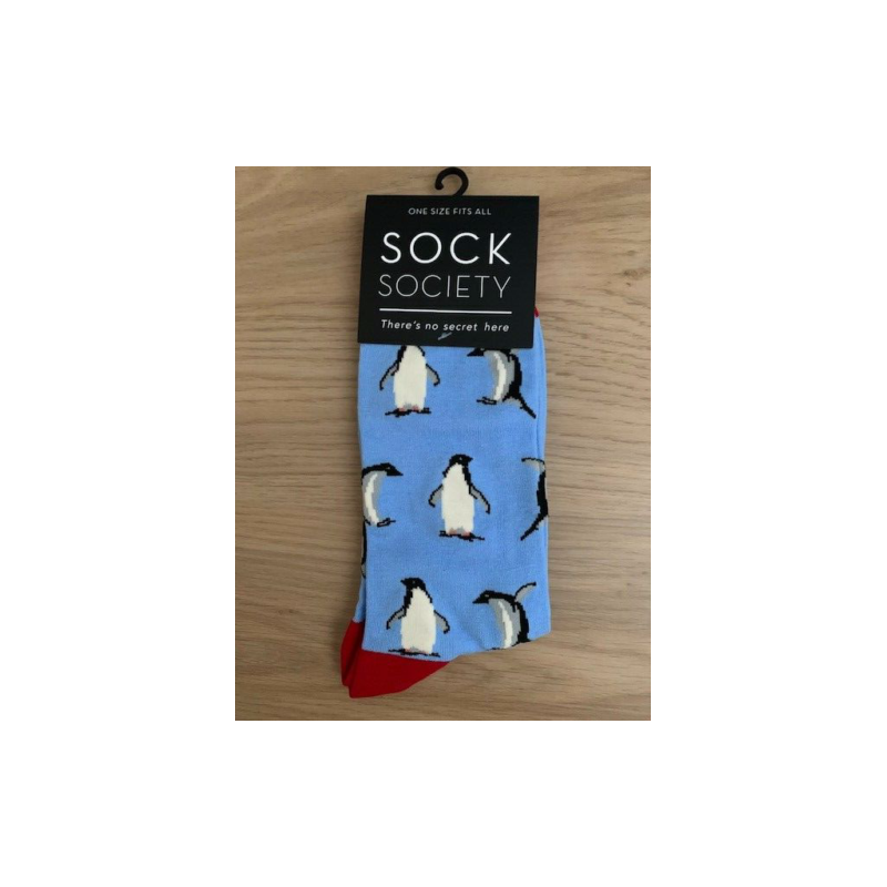 Penguins Blue Socks