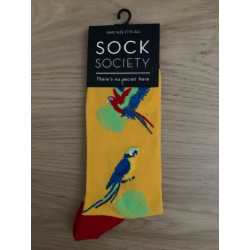 Parrots Yellow Socks