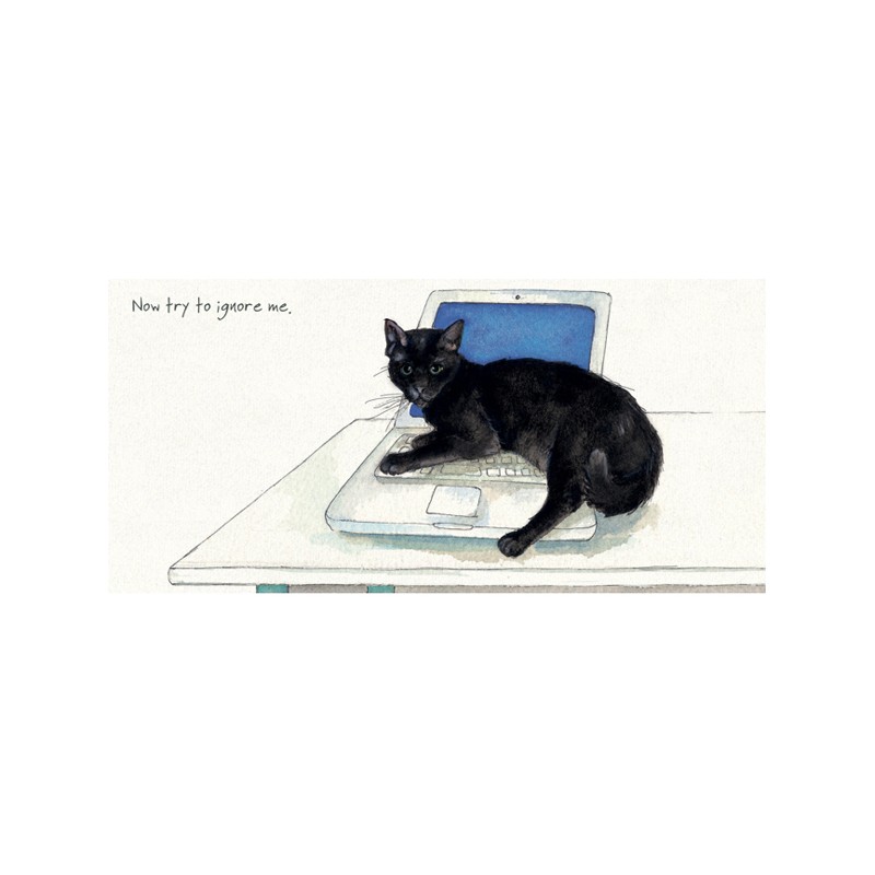 Classic Card ' Ignore ' by The Little Dog Company