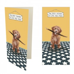 'Best Things 'Card Supporting RSPCA by The Little Dog Company