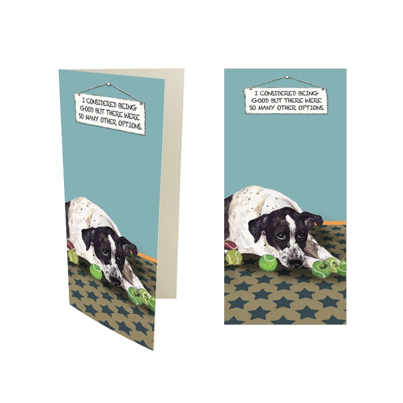 ' Being Good ' Card Supporting RSPCA by The Little Dog Company