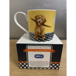 RSPCA 'Free ' Dog Design Comical Mug by The Little Dog Company