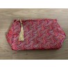 Red Swirly Whirly Cosmetic Bag