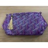 Purple Swirly Whirly Cosmetic Bag