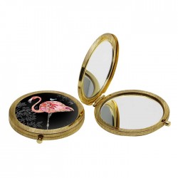 Bug Art Flamingo Compact Mirror