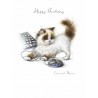 Noel Tatt Birthday Card Cat and Mouse