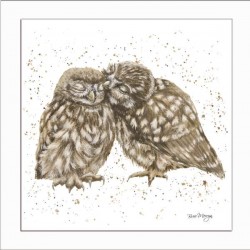 Bree Merryn Blank Greeting Card Posh and Pecks Owls