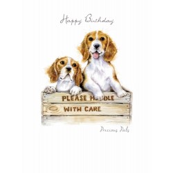 Noel Tatt Birthday Card Precious Pals Beagles