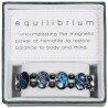 Equilibrium Hematite & Paua Shell Oval Bracelet