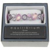 Equilibrium Lilac Moonstone Circles Bracelet