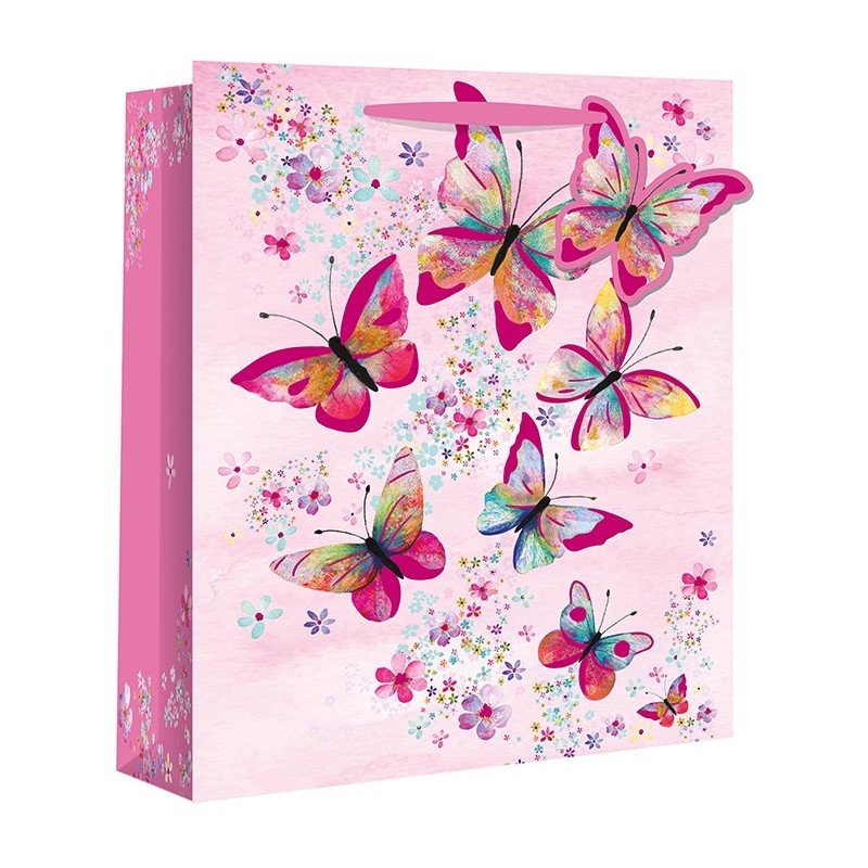 Colourful Butterfly Medium Gift Bag