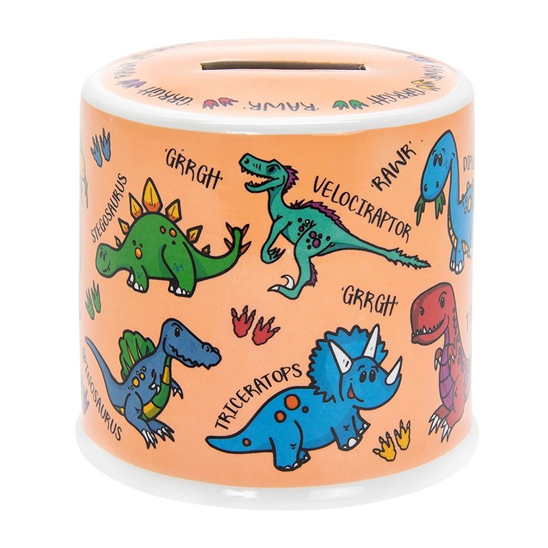 Little Stars Dinosaur Ceramic Money Box