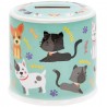 Little Stars Cats and Dogs Ceramic Money Box