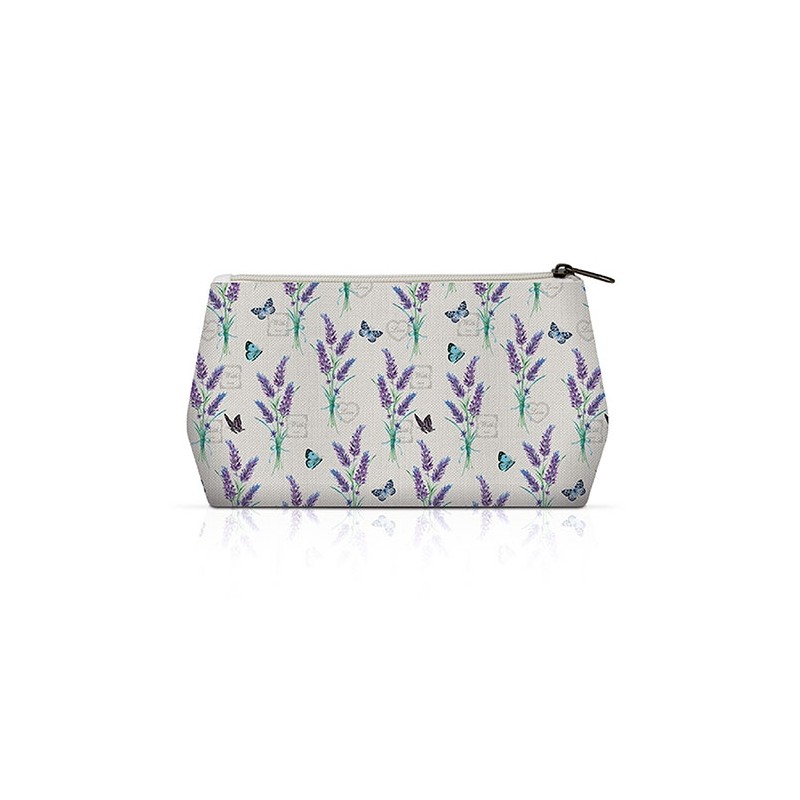 Lavender with Love Cream Cosmetic Bag