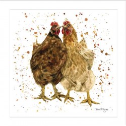 Bree Merryn Blank Greeting Card Chick Chat