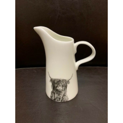 Little Weaver Arts Crafty Coo Small White  Jug