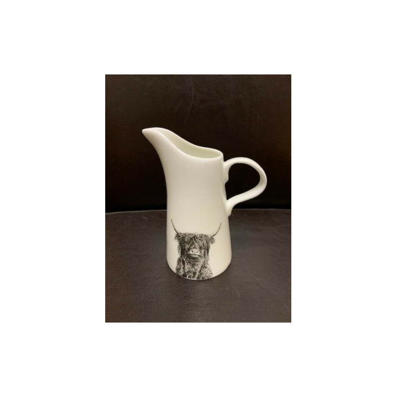 Little Weaver Arts Crafty Coo Small White  Jug
