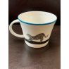 Large Fine Bone China Mug Leopard by Emily Smith