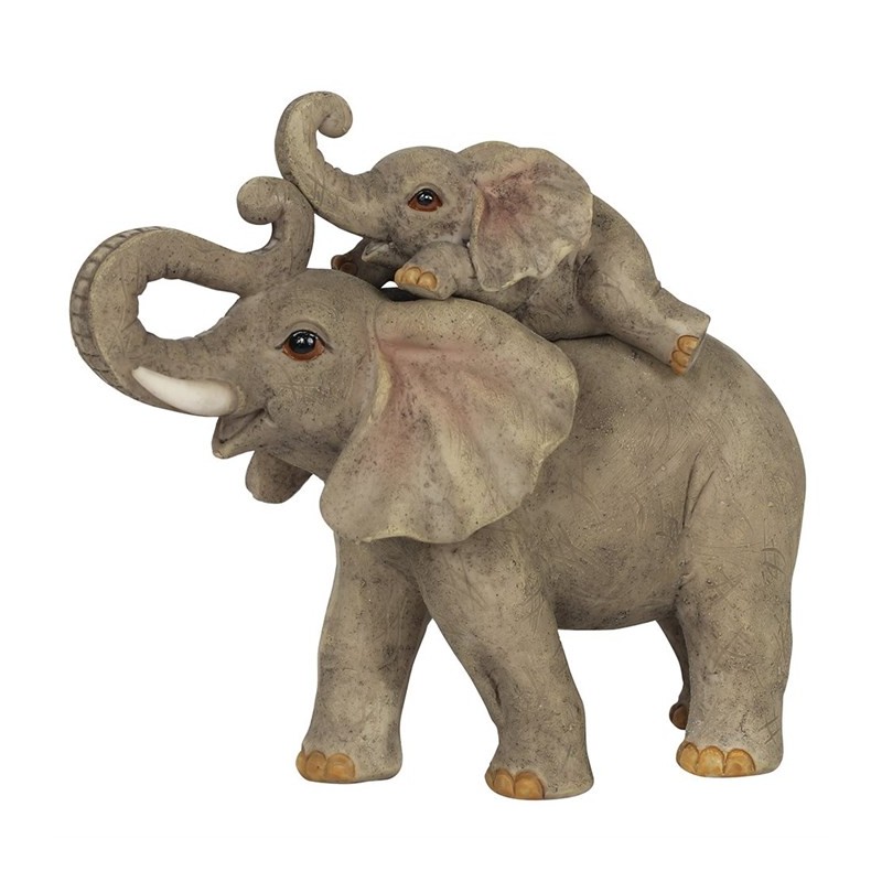 Cute Mother and Baby Elephant Ornament- Sentiment Gift