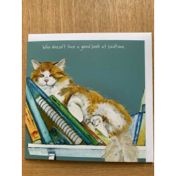 Book at Bedtime - Digs and Manor Little Dog Company Card