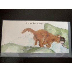 Classic Card ' Rise & Shine ' by The Little Dog Company