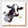 Cow Blank Greeting Card and Envelope by Alljoy Design