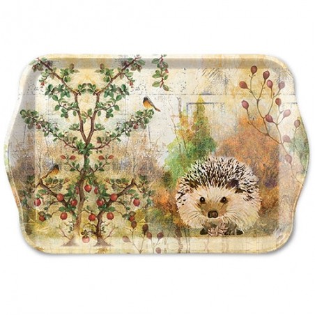 Hedgehog in Autumn Small Tray