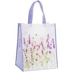 Purple Lavender Reusable Shopping Bag