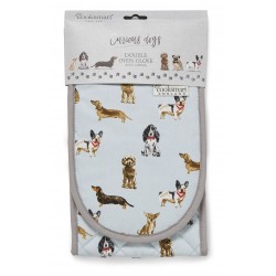 Curious Dogs Double Oven Glove by Cooksmart